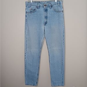 VTG 90s Levi’s 505 Orange Tab Men’s 32 x33 Jeans Reg Fit Straight Leg Distressed